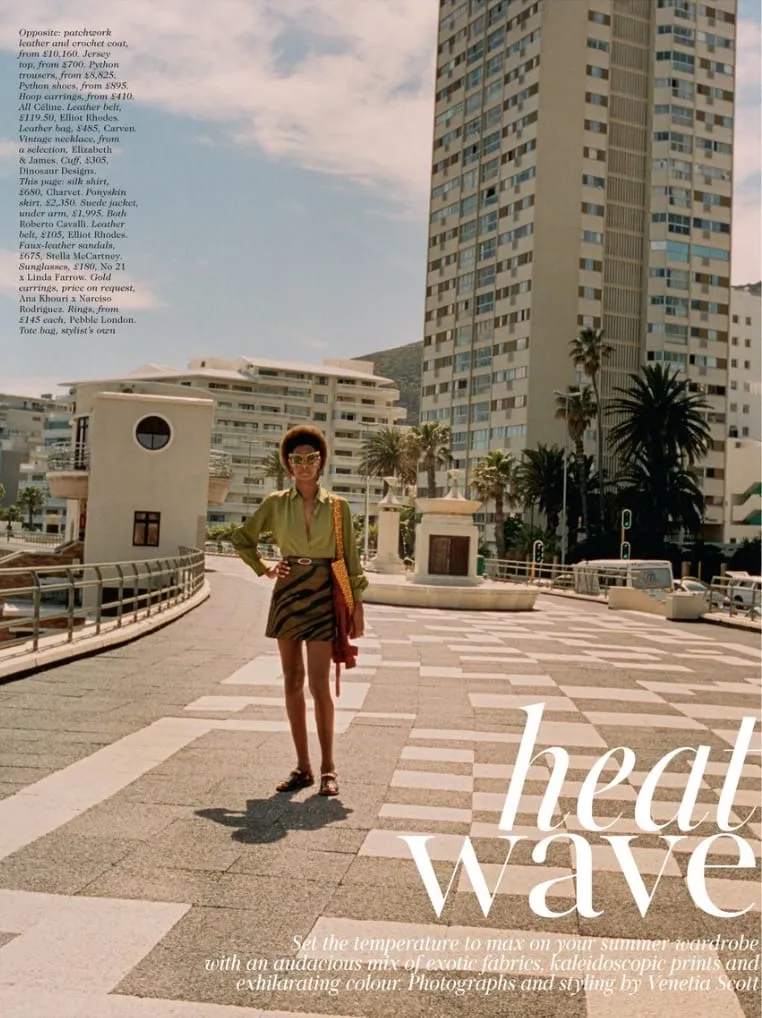 British Vogue - Vogue campaign produced by Steel Productions in Cape Town, photographed by Venetia Scott