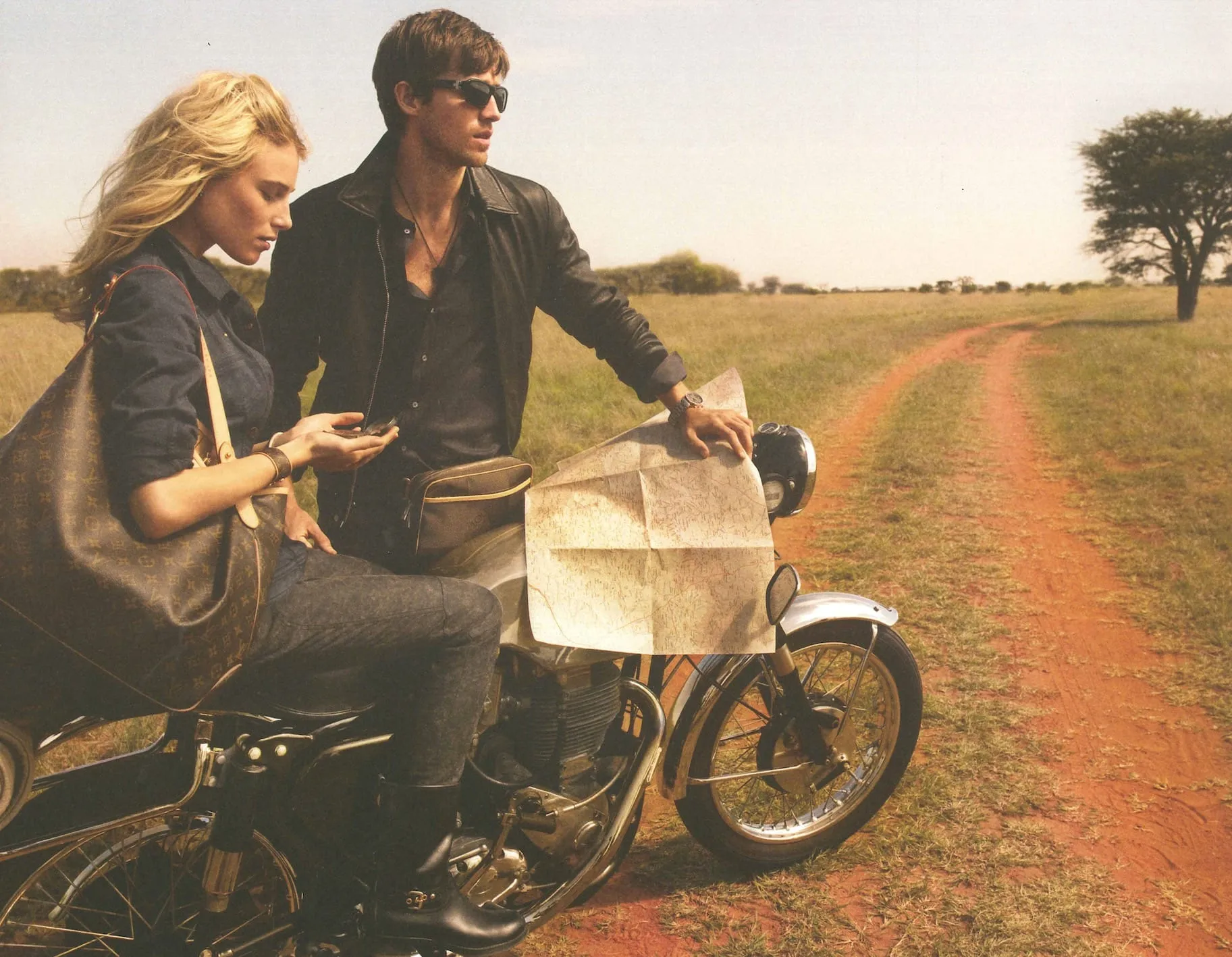 Louis Vuitton Travel - Louis Vuitton campaign produced by Steel Productions in North West Province, photographed by Carter Smith