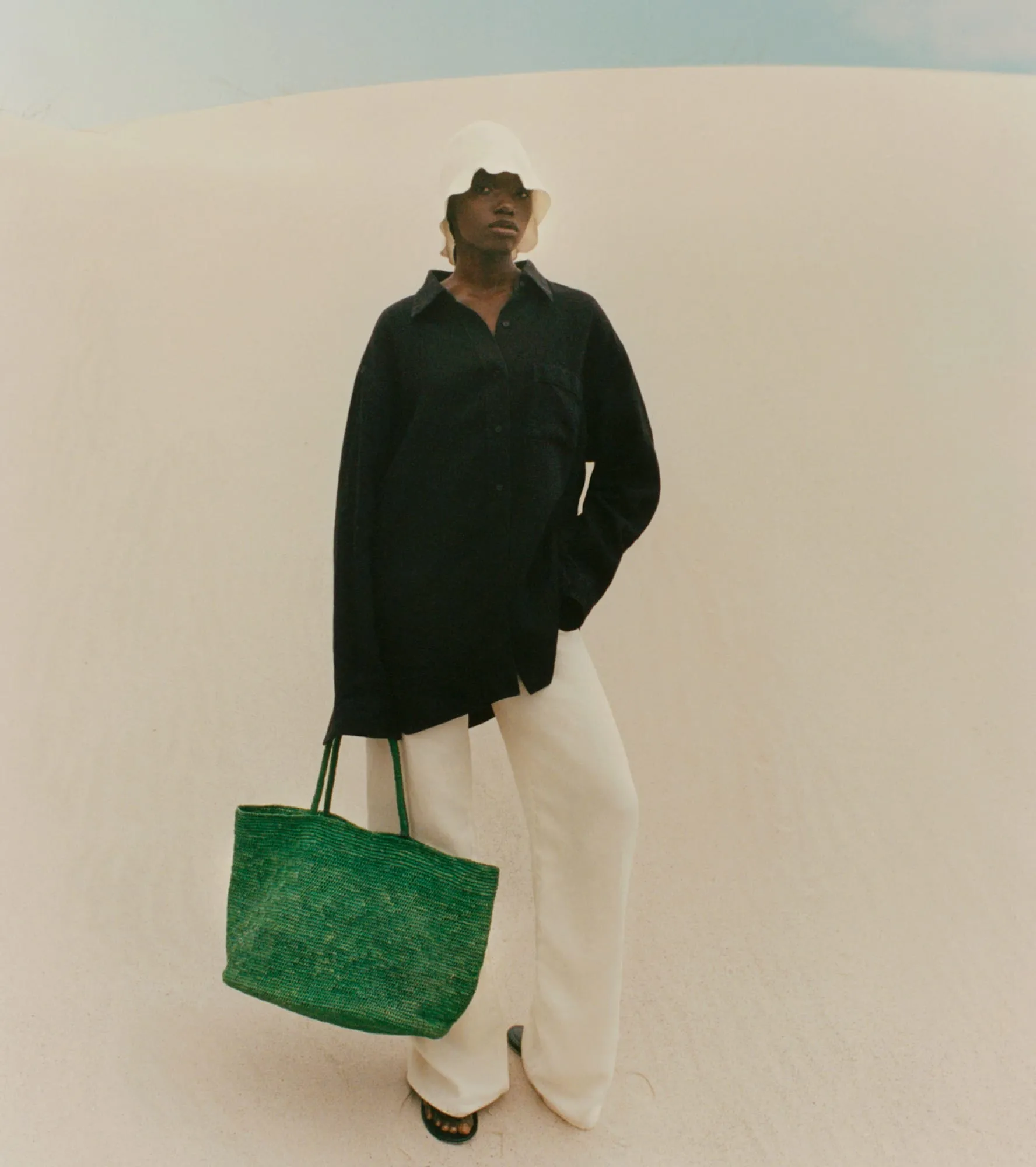 Net-a-Porter SS25 - Net-a-Porter campaign produced by Steel Productions in Cape Town, photographed by Quentin De Briey