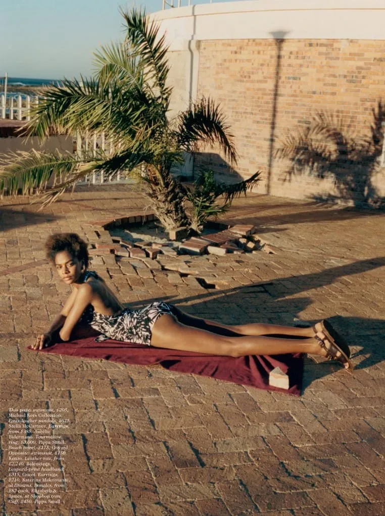 British Vogue - Vogue campaign produced by Steel Productions in Cape Town, photographed by Venetia Scott