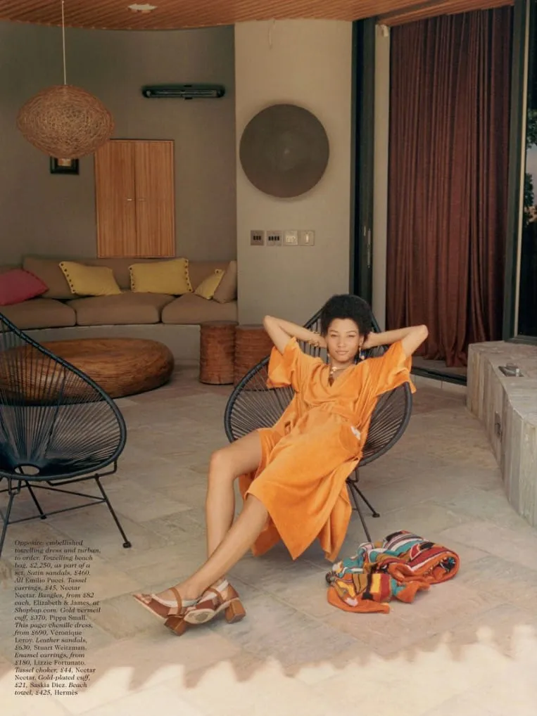 British Vogue - Vogue campaign produced by Steel Productions in Cape Town, photographed by Venetia Scott